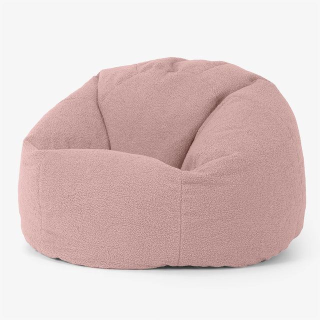 Klassisk Sittsäck Stol - Boucle Rosa 01