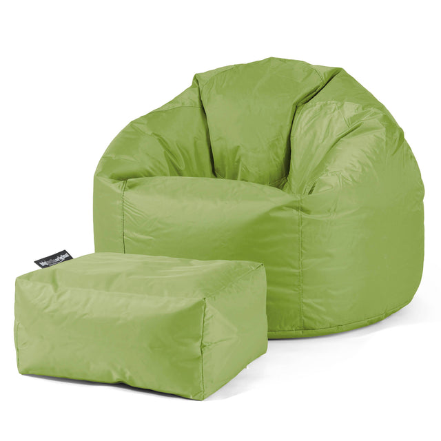 Klassisk Sittsäck Stol - SmartCanvas™ Limegrön 02