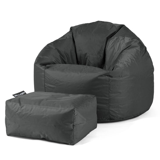 Klassisk Sittsäck Stol - SmartCanvas™ Svart 02