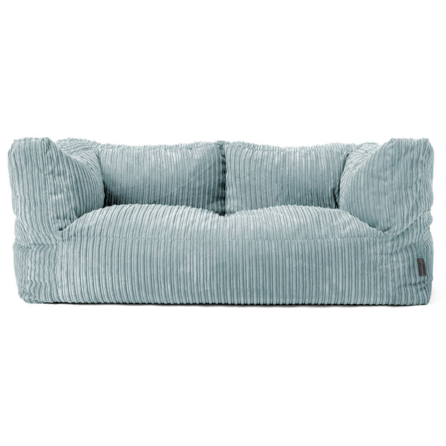 Albert 2-sits Saccosäcksoffa - Klassisk Manchestertyg Mintgrön 01