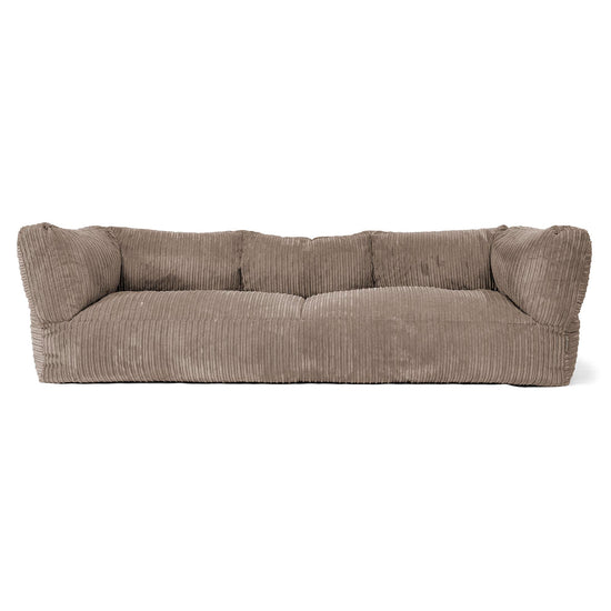 Albert 3-sits Saccosäcksoffa - Klassisk Manchestertyg Duvgrå 01
