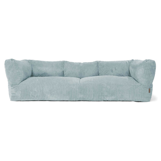 Albert 3-sits Saccosäcksoffa - Klassisk Manchestertyg Mintgrön 01