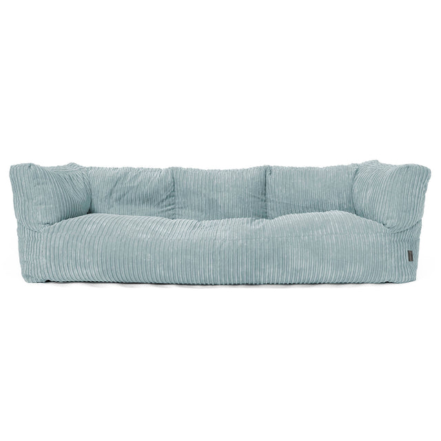 Albert 3-sits Saccosäcksoffa - Klassisk Manchestertyg Mintgrön 01