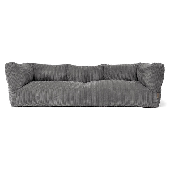 Albert 3-sits Saccosäcksoffa - Klassisk Manchestertyg Skiffergrå 01
