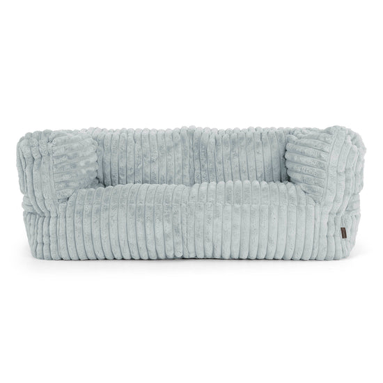 Albert 2-sits Saccosäcksoffa - Ultraplyschmanchestertyg Ankäggsblå 01