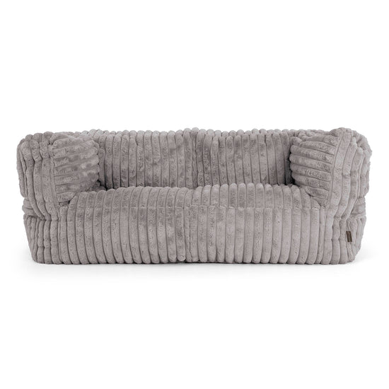 Albert 2-sits Saccosäcksoffa - Ultraplyschmanchestertyg Grå 01