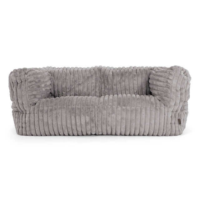 Albert 2-sits Saccosäcksoffa - Ultraplyschmanchestertyg Grå 01