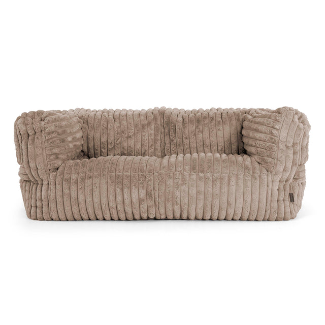 Albert 2-sits Saccosäcksoffa - Ultraplyschmanchestertyg Minkbrun 01