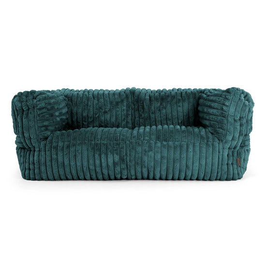 Albert 2-sits Saccosäcksoffa - Ultraplyschmanchestertyg Teal 01