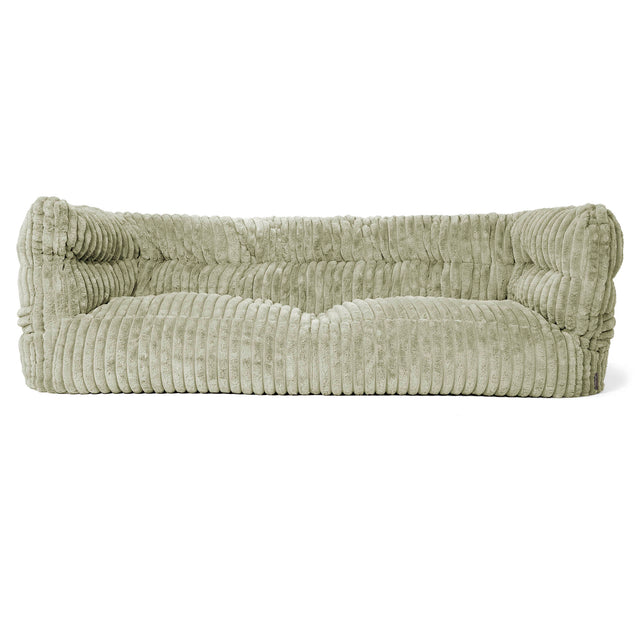 Albert 3-sits Saccosäcksoffa 2.0 - Ultraplyschmanchestertyg Salviagrön 01