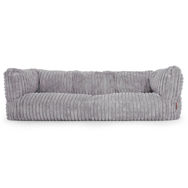 Albert 3-sits Saccosäcksoffa - Ultraplyschmanchestertyg Grå 01