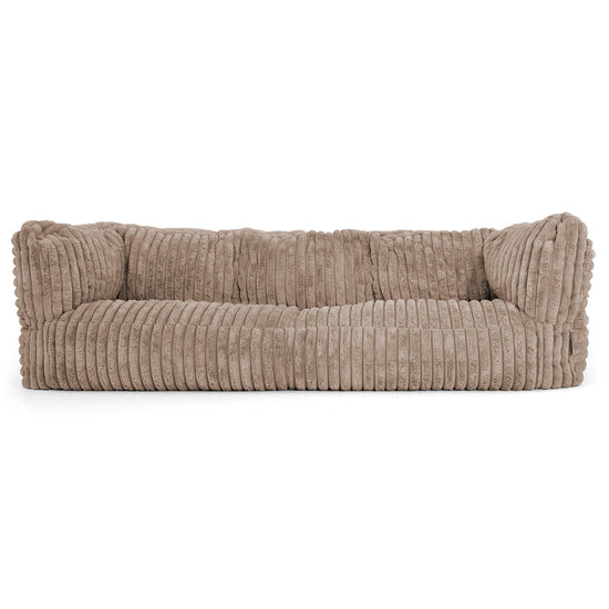 Albert 3-sits Saccosäcksoffa - Ultraplyschmanchestertyg Minkbrun 01