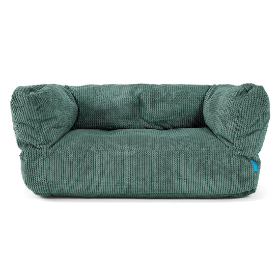 Albert Barnsoffa Saccosäck 2-6 år - Pom-pom Mossgrön 01