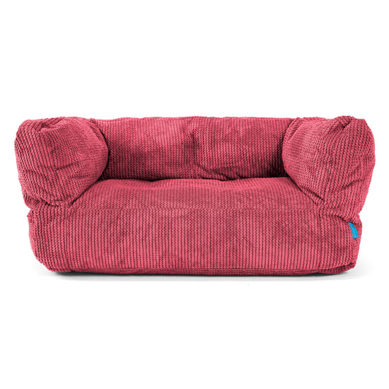 Albert Barnsoffa Saccosäck 2-6 år - Pom-pom Pastellröd 01