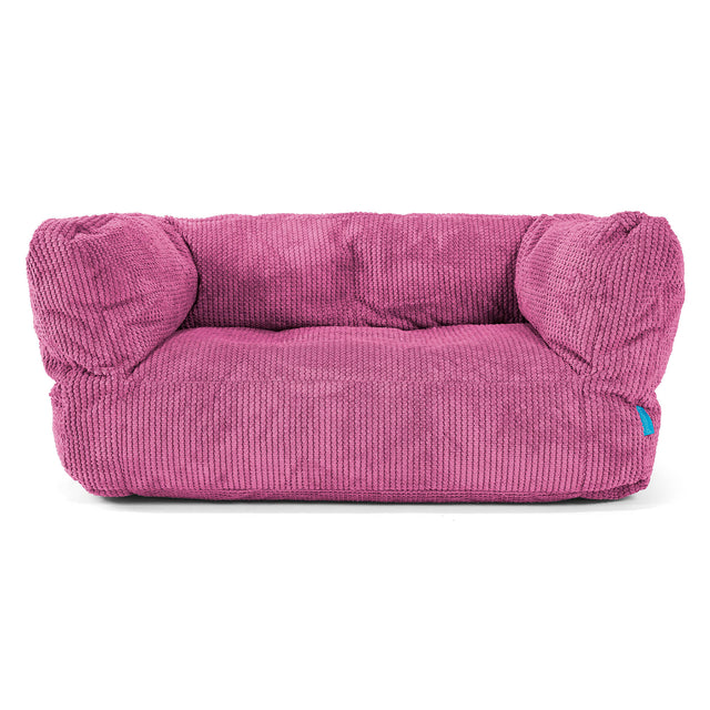Albert Barnsoffa Saccosäck 2-6 år - Pom-pom Rosa 01