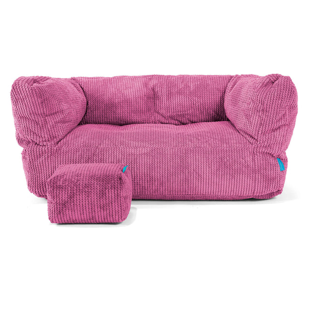 Albert Barnsoffa Saccosäck 2-6 år - Pom-pom Rosa 02
