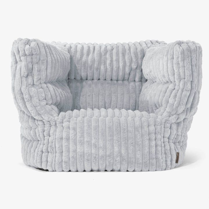 Albert Sittsäck Fåtölj 2.0 - Ultraplyschmanchestertyg Ankäggsblå 01