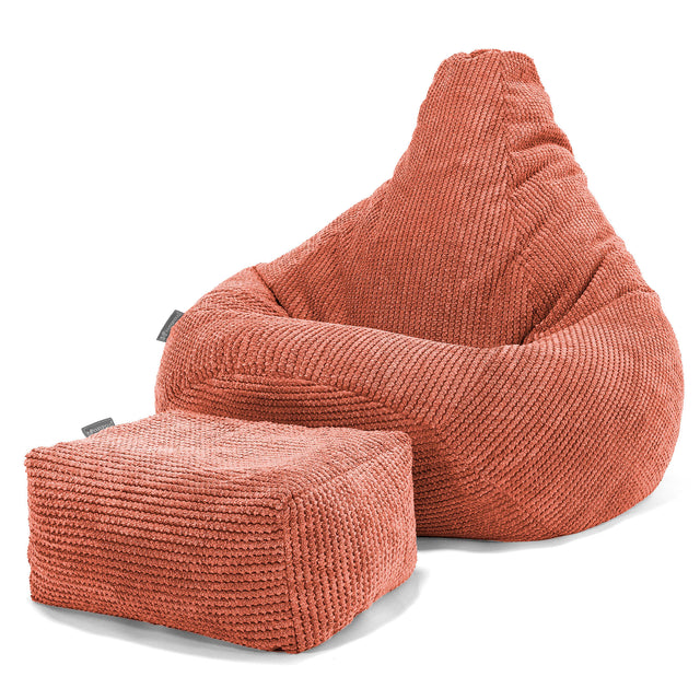 Game Fåtölj Saccosäck - Pom-pom Pumpaorange 01