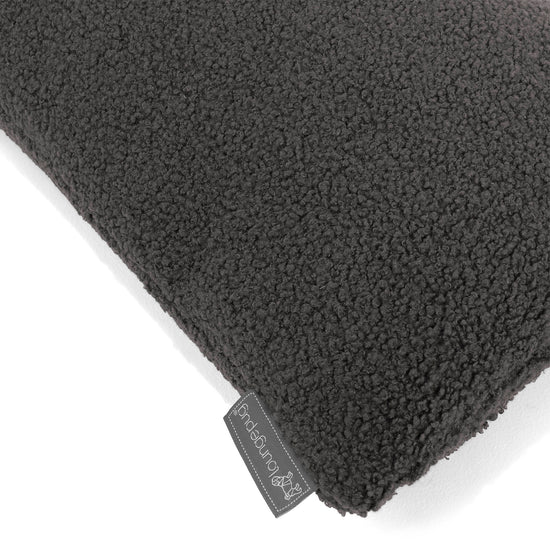 Jätte Kuddfodral 40 x 70cm - Boucle Grafitgrå 02