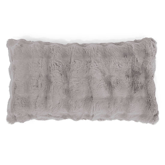 Jätte Kuddfodral 40 x 70cm - Fuskpäls Bubble Grå 01