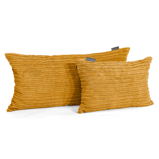 Jätte Kuddfodral 40 x 70cm - Klassisk Manchestertyg Gyllene Honung 03