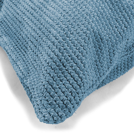 Jätte Kuddfodral 40 x 70cm - Pom-pom Himmelsblå 02