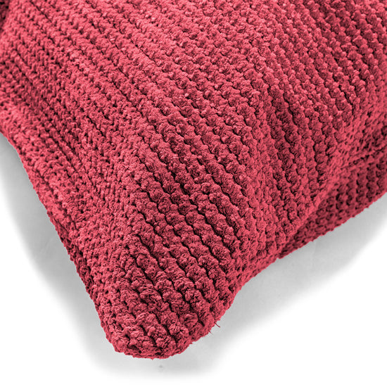 Jätte Kuddfodral 40 x 70cm - Pom-pom Pastellröd 02