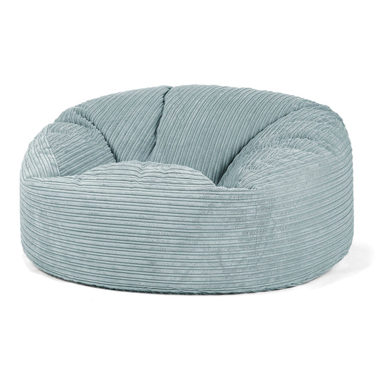 Jätte Saccosäck Soffa 'Mammut' - Klassisk Manchestertyg Mintgrön 01
