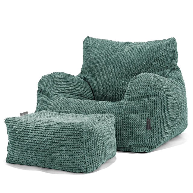 Josephine Sittsäck Fåtölj - Pom-pom Mossgrön 02