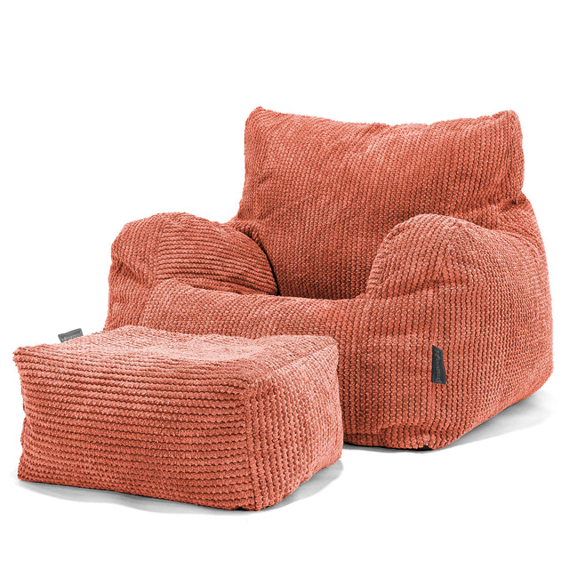 Josephine Sittsäck Fåtölj - Pom-pom Pumpaorange 02