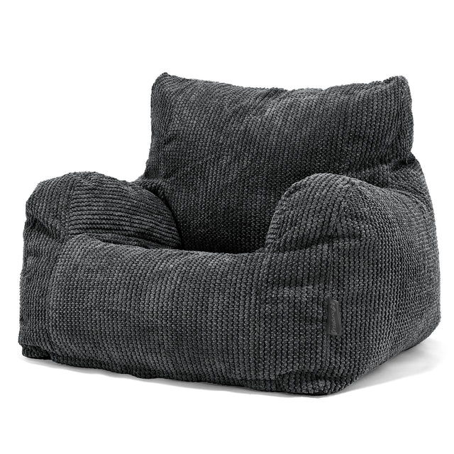 Josephine Sittsäck Fåtölj - Pom-pom Svart 01