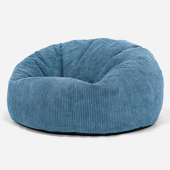 Klassisk Saccosäck Soffa - Pom-pom Himmelsblå 01