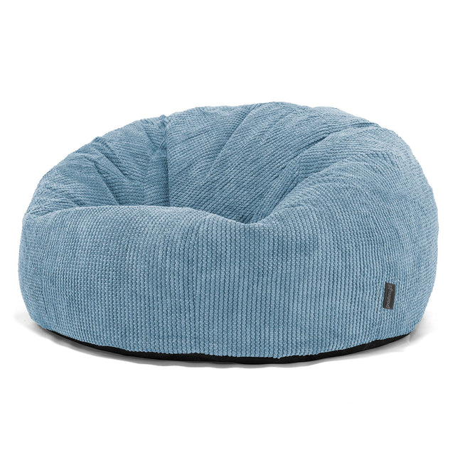 Klassisk Saccosäck Soffa - Pom-pom Himmelsblå 01