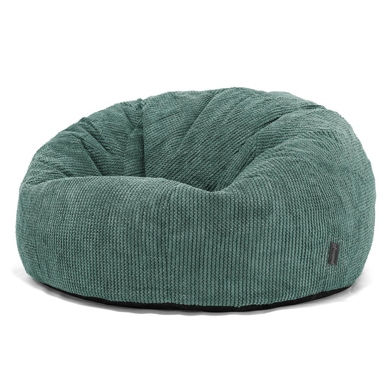 Klassisk Saccosäck Soffa - Pom-pom Mossgrön 01