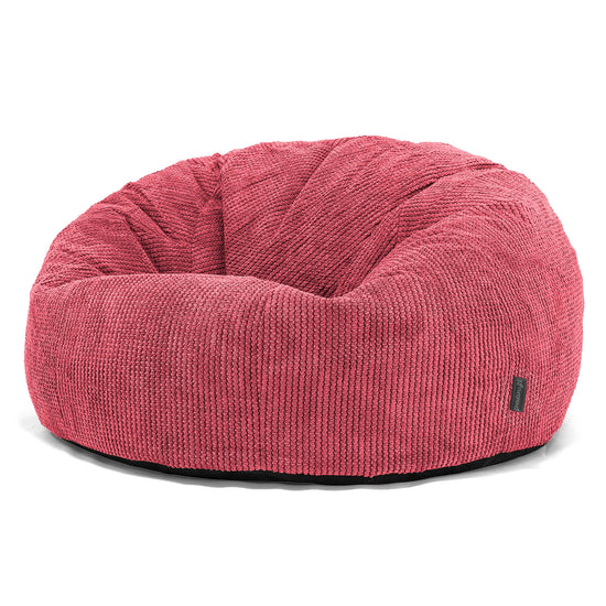 Klassisk Saccosäck Soffa - Pom-pom Pastellröd 01