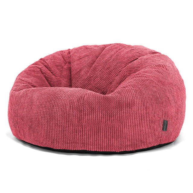 Klassisk Saccosäck Soffa - Pom-pom Pastellröd 01
