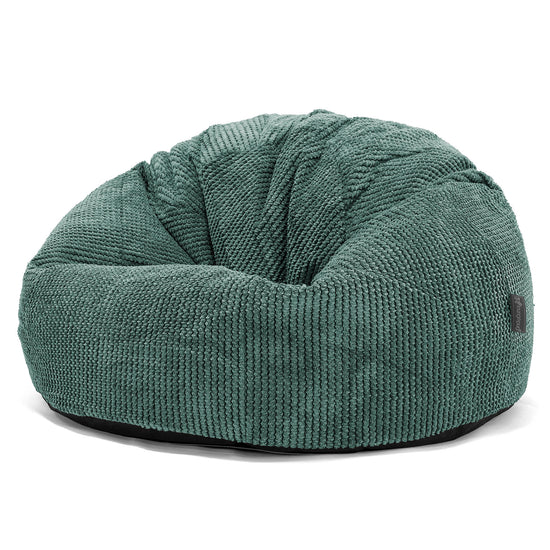 Klassisk Sittsäck Stol - Pom-pom Mossgrön 01