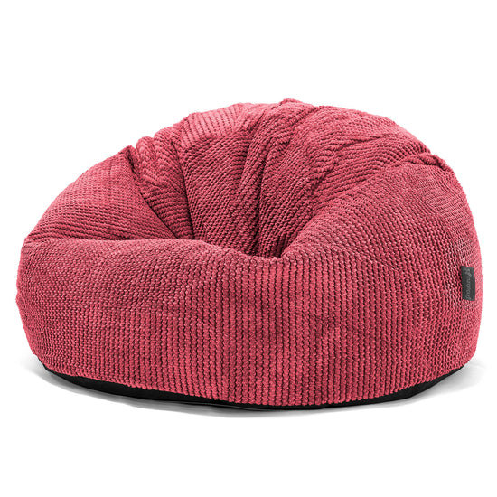 Klassisk Sittsäck Stol - Pom-pom Pastellröd 01