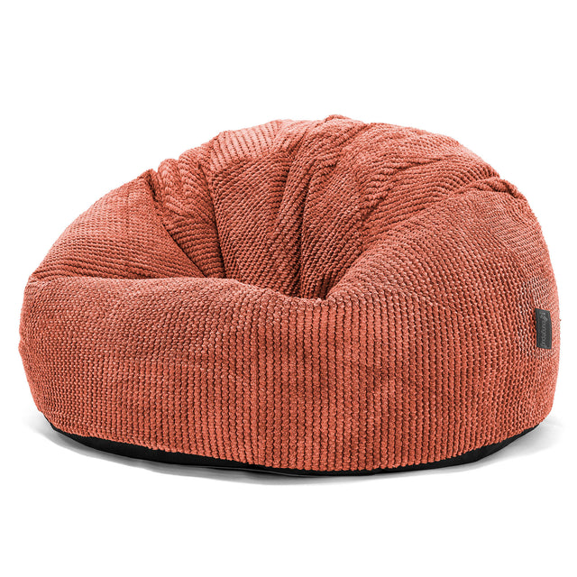 Klassisk Sittsäck Stol - Pom-pom Pumpaorange 01