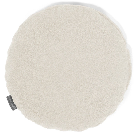 Kuddfodral Rund 50cm - Boucle Elfenbensvit 01