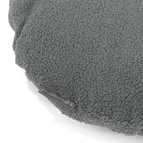 Kuddfodral Rund 50cm - Boucle Grå 02