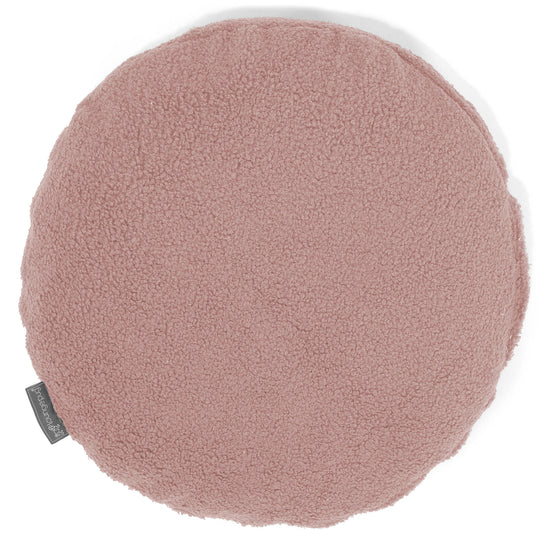 Kuddfodral Rund 50cm - Boucle Rosa 01