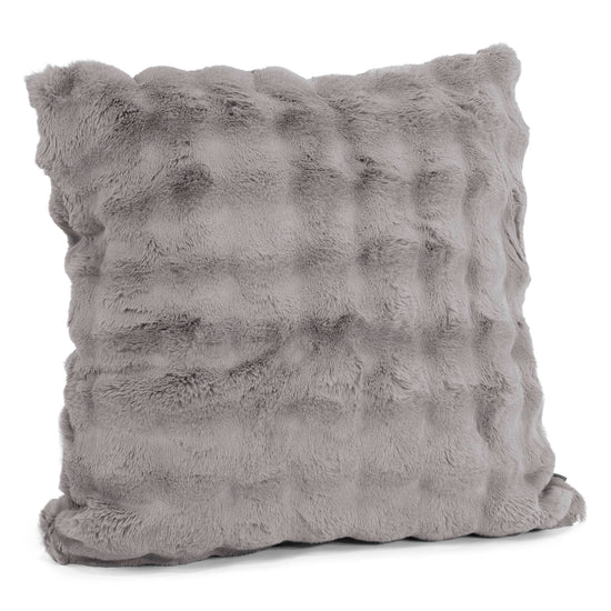 Kuddfodral XL 70 x 70cm - Fuskpäls Bubble Grå 02