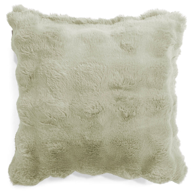 Kuddfodral 47 x 47cm - Fuskpäls Bubble Salviagrön 01