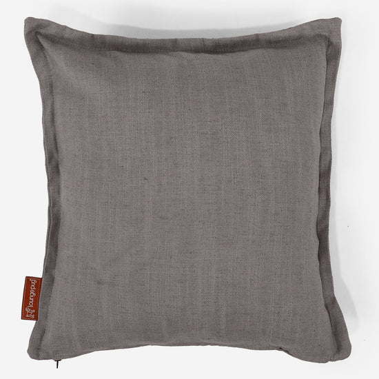 Kuddfodral 47 x 47cm - Linneutseende Skiffergrå 01