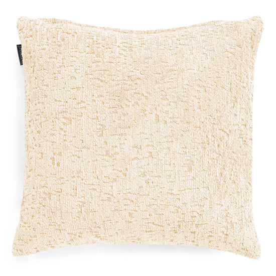 Kuddfodral 47 x 47cm - Lyxig Chenille Elfenbensvit 01