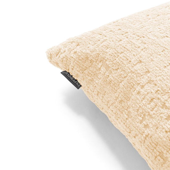 Kuddfodral 47 x 47cm - Lyxig Chenille Elfenbensvit 02