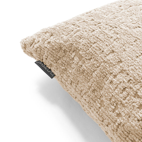 Kuddfodral 47 x 47cm - Lyxig Chenille Minkbrun 02