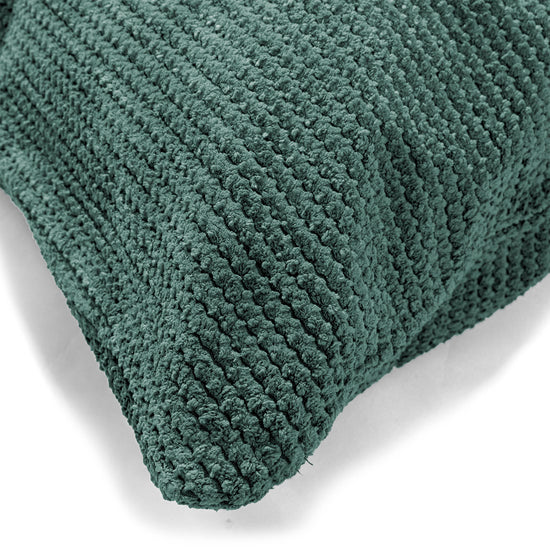 Kuddfodral 47 x 47cm - Pom-pom Mossgrön 03