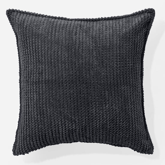Kuddfodral 47 x 47cm - Pom-pom Svart 01